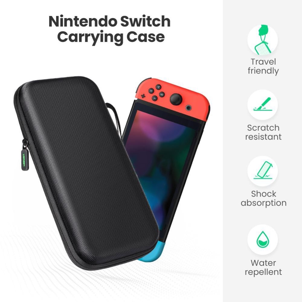 Compacte Opbergtas voor Nintendo Switch OLED zwart