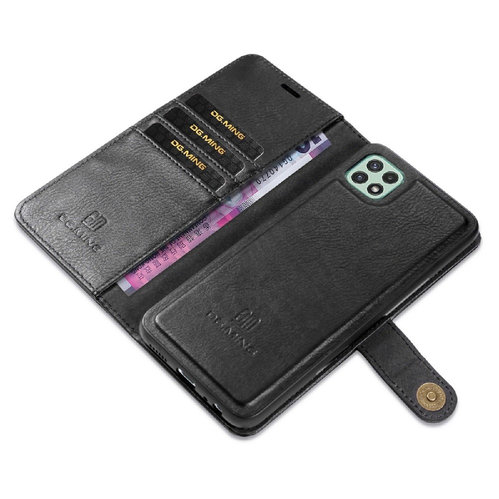 Magnet Wallet Samsung Galaxy A22 5G Zwart