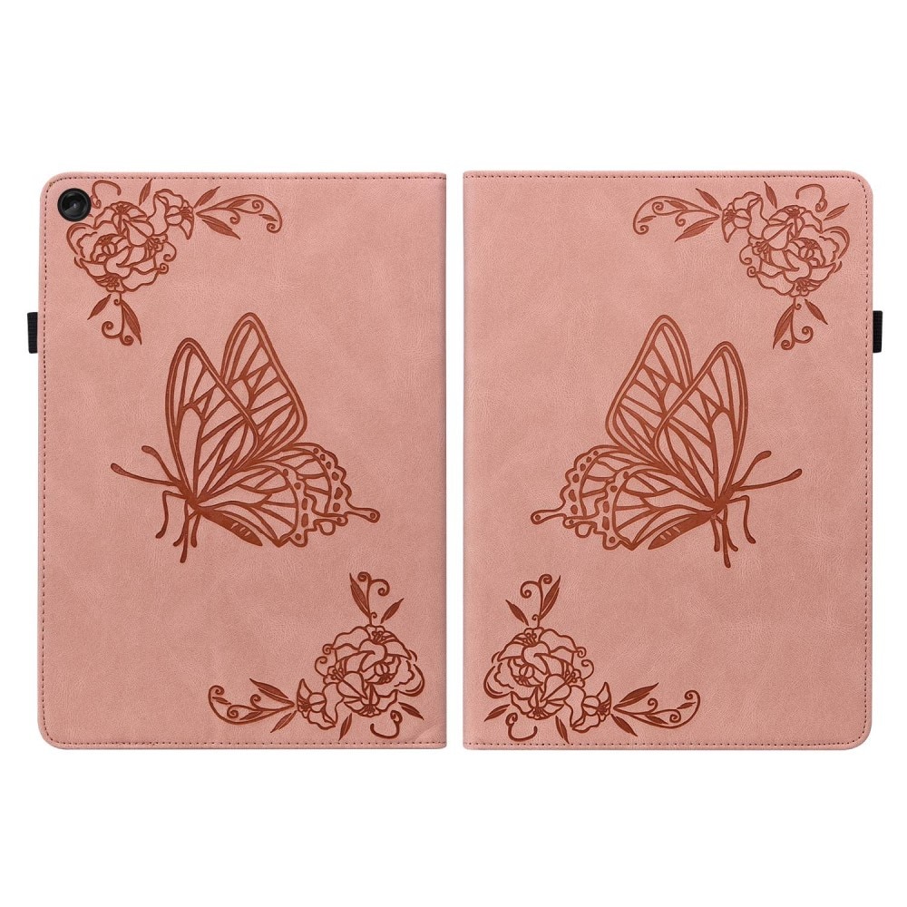 Lenovo Tab M10 Plus (3rd gen) Leren vlinderhoesje roze