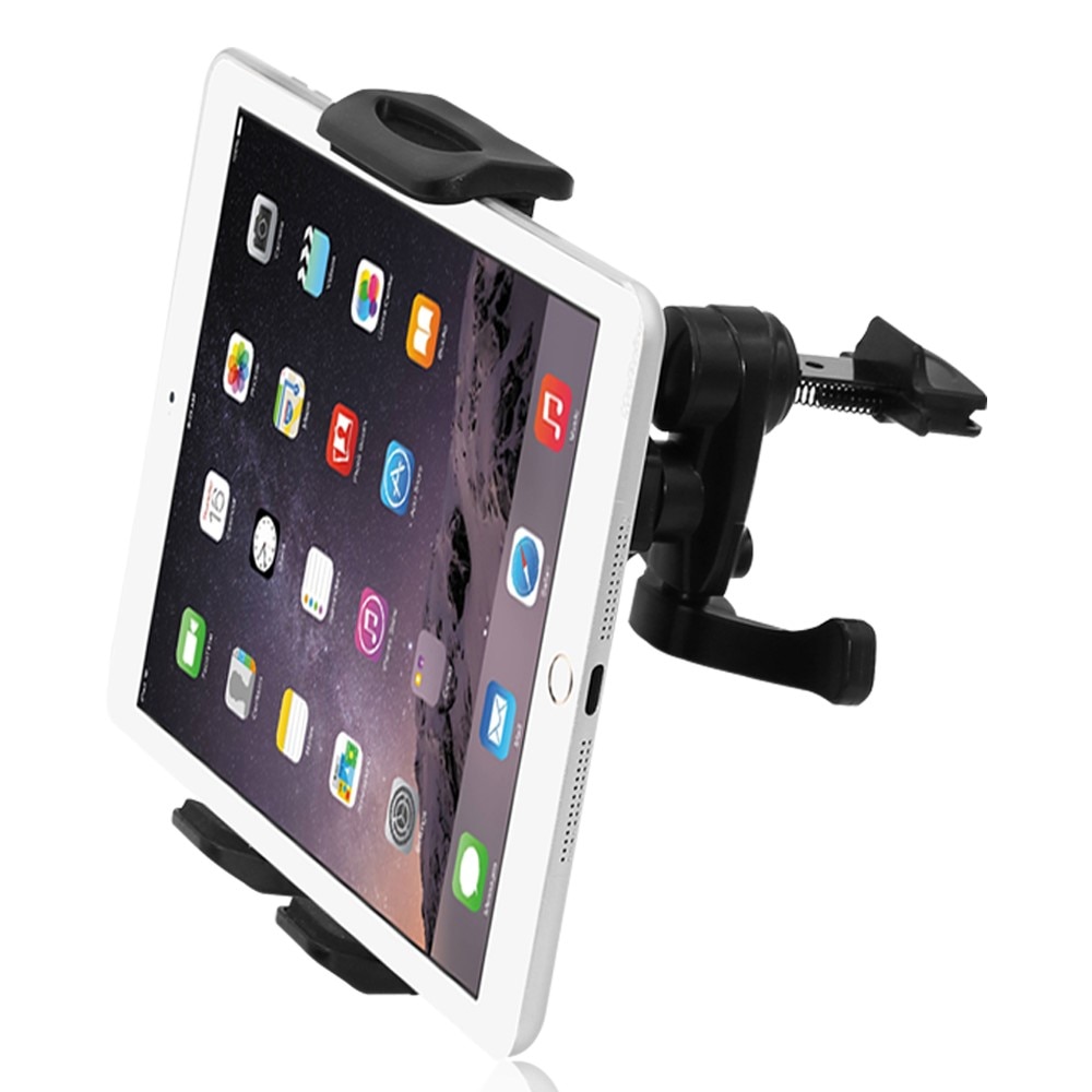 Weg huis Weg plein Tablet / iPad houder - Auto hoofdsteun - Verstelbaar - Universeel Zwart -  koop online