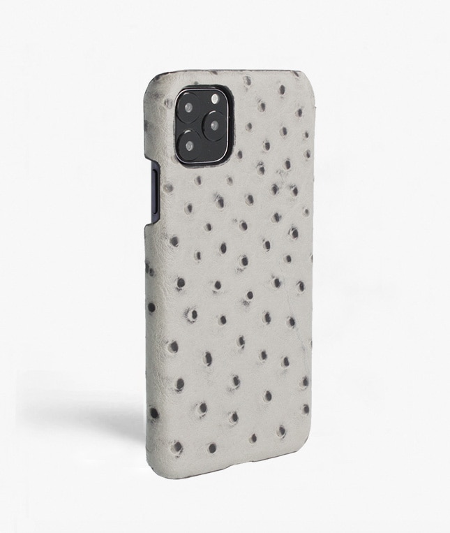 Hoesje iPhone 11 Pro Max Ostrich Grijs