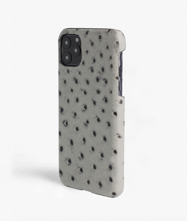 Hoesje iPhone 11 Pro Max Ostrich Grijs