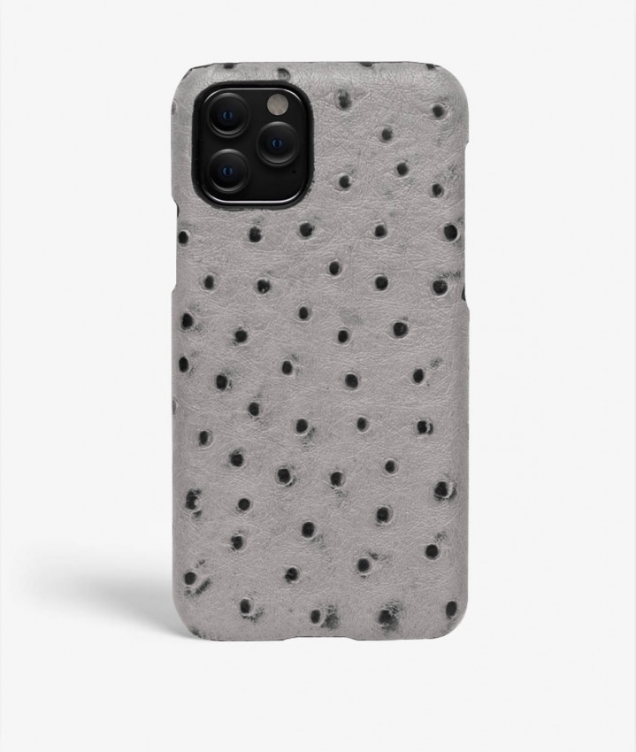 Hoesje iPhone 11 Pro Ostrich Grijs