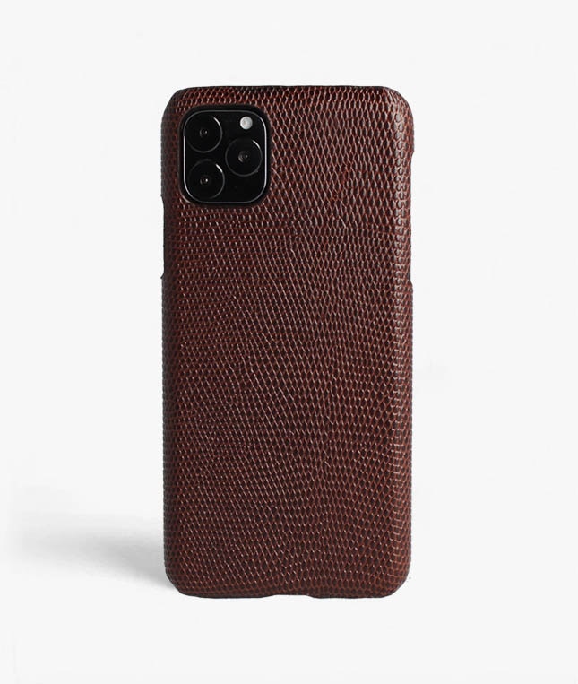 Hoesje iPhone 11 Pro Max Lizard Bruin