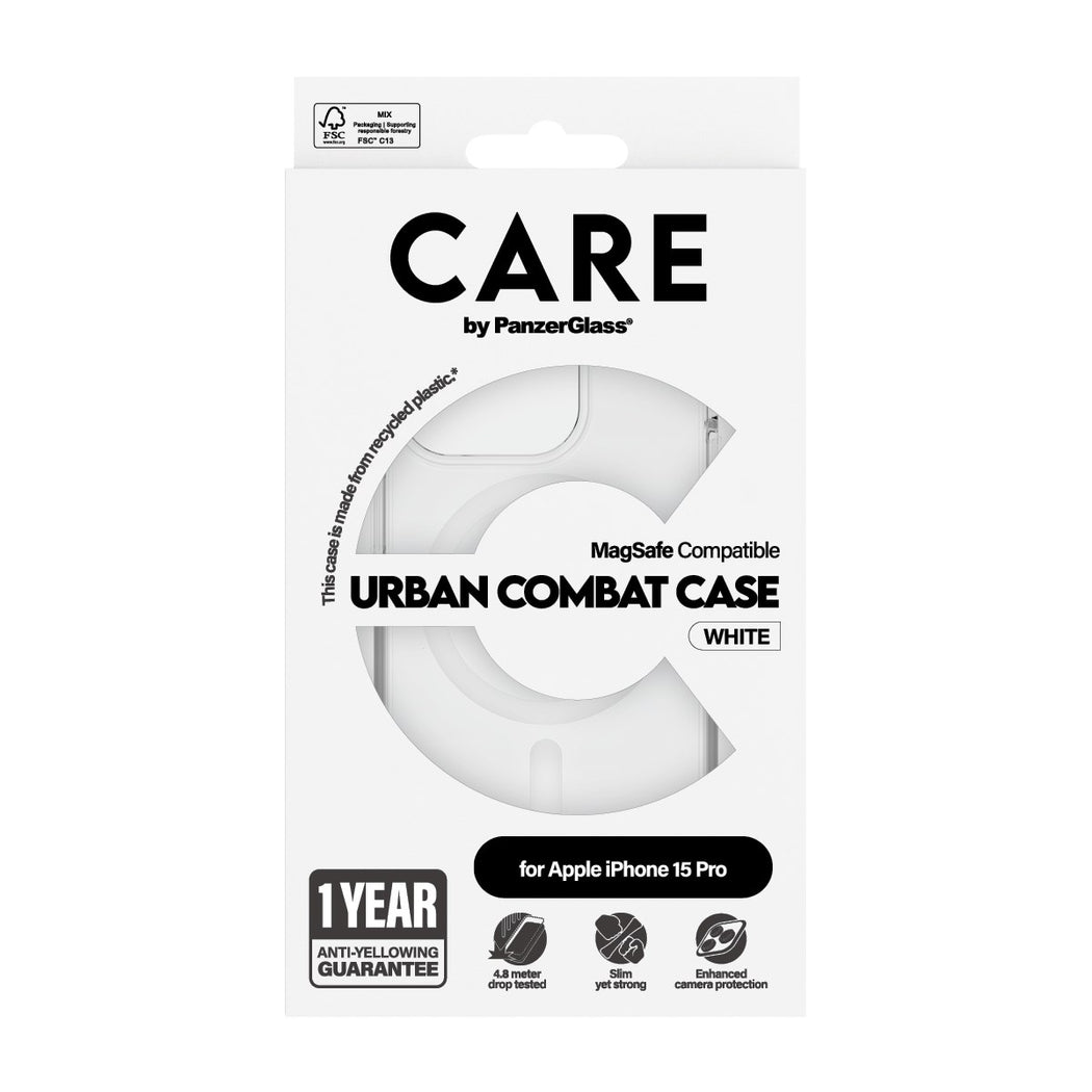 iPhone 15 Pro Urban Combat Case MagSafe transparant