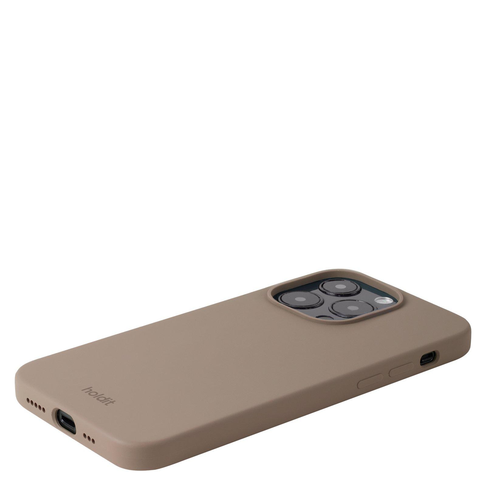 Siliconen hoesje iPhone 15 Pro Mocha Brown