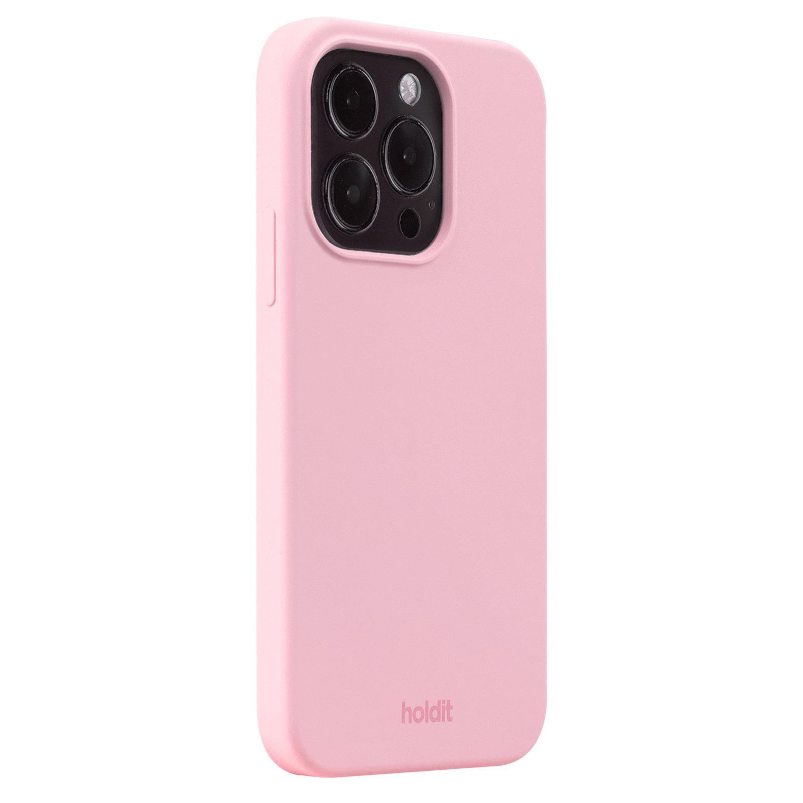 Siliconen hoesje iPhone 15 Pro Pink