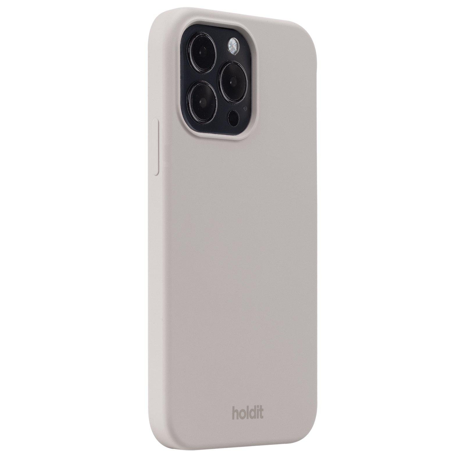 Siliconen hoesje iPhone 16 Pro Max Taupe