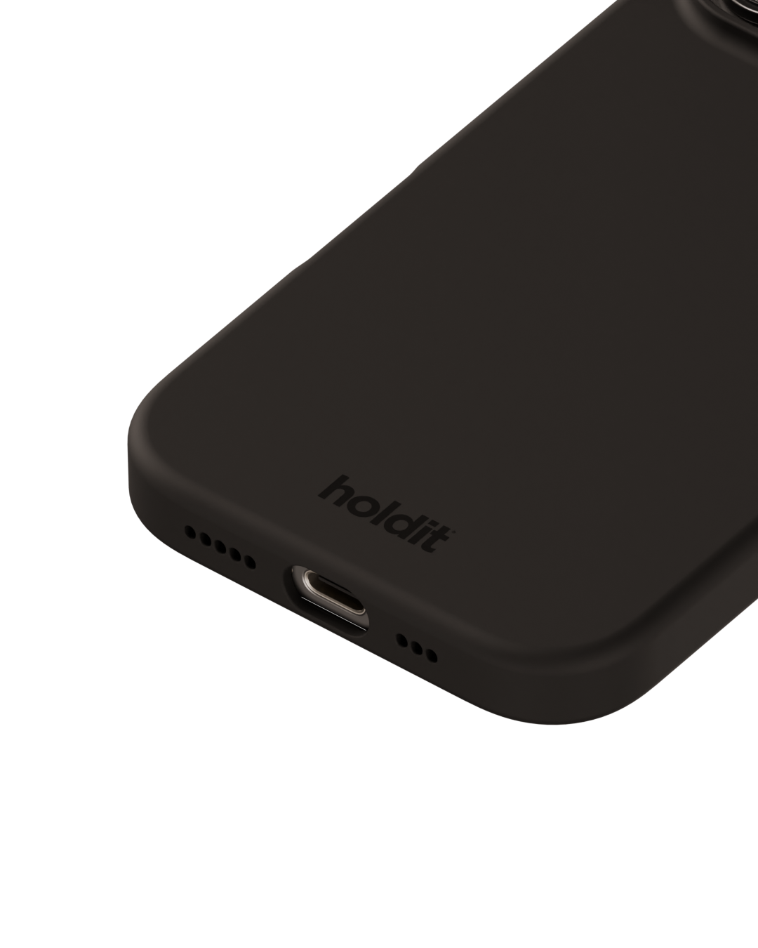 Siliconen hoesje iPhone 16 Pro Black