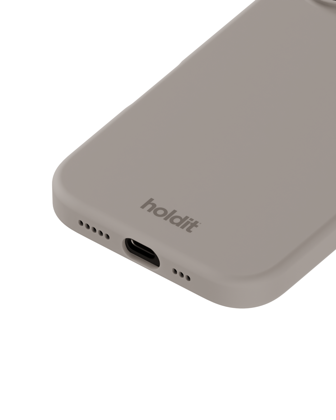 Siliconen hoesje iPhone 16 Taupe