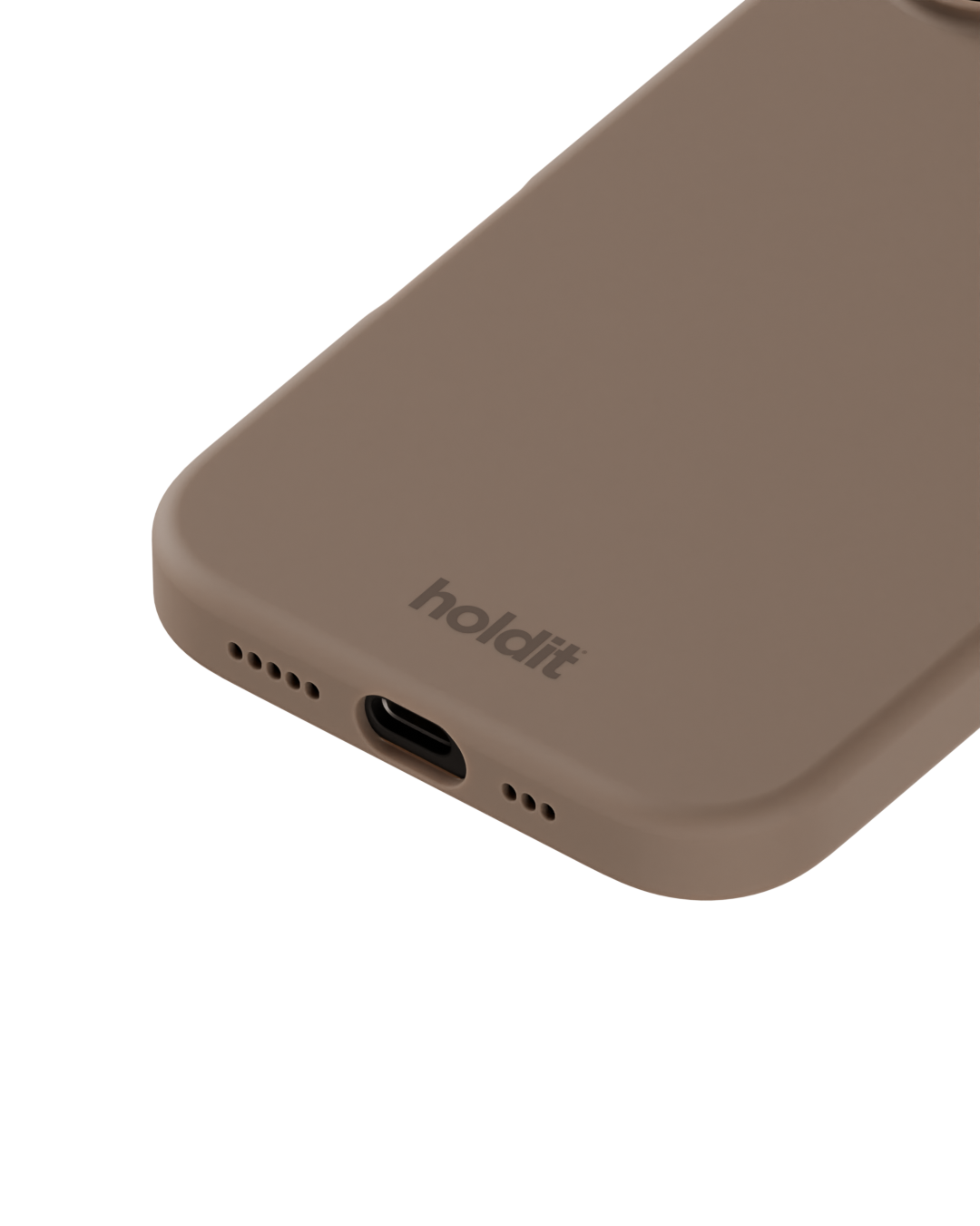 Siliconen hoesje iPhone 16 Mocha Brown