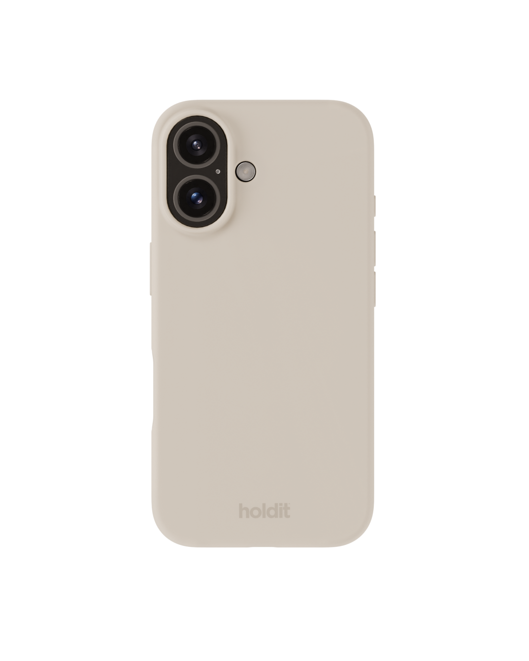 Siliconen hoesje iPhone 16 Light Beige