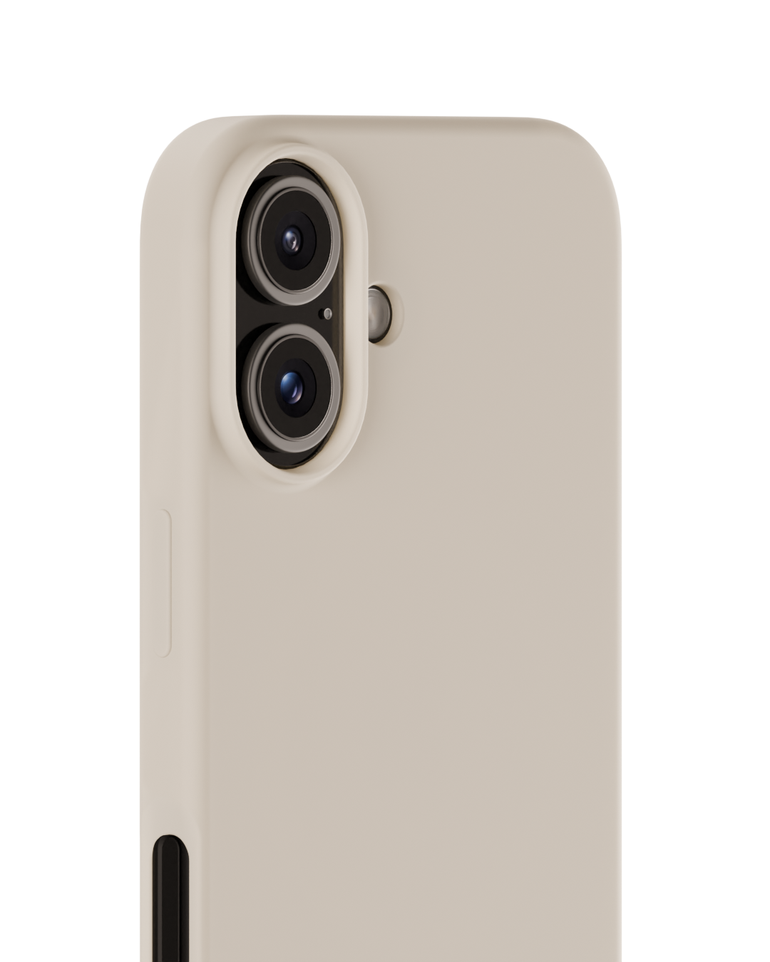 Siliconen hoesje iPhone 16 Light Beige