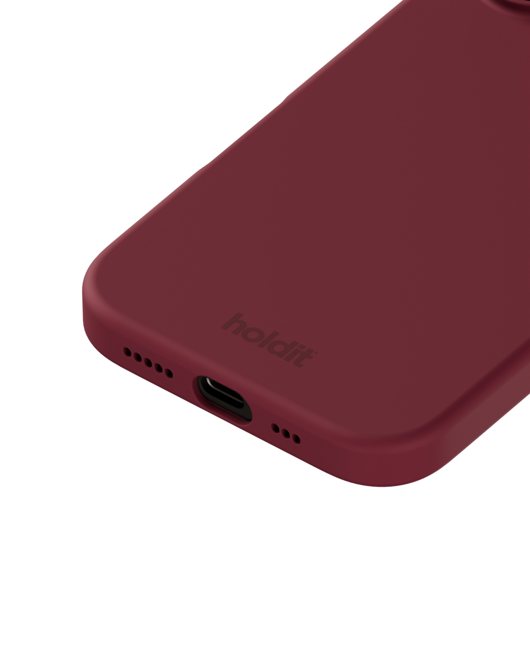 Siliconen hoesje iPhone 16 Red Velvet