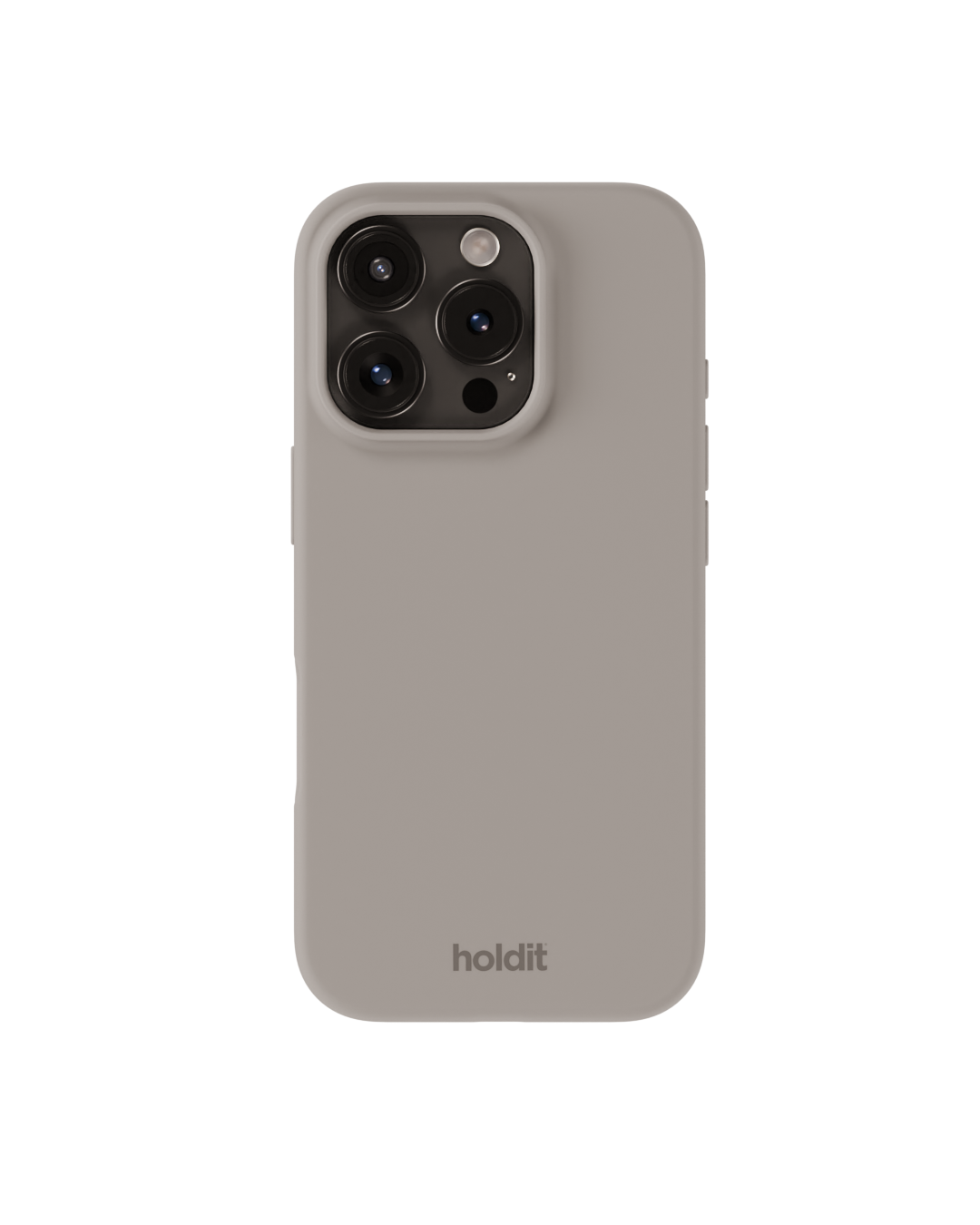 Siliconen hoesje iPhone 16 Pro Taupe