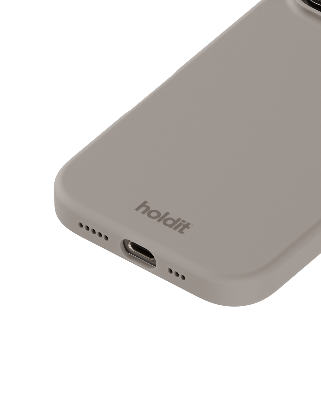 Siliconen hoesje iPhone 16 Pro Taupe