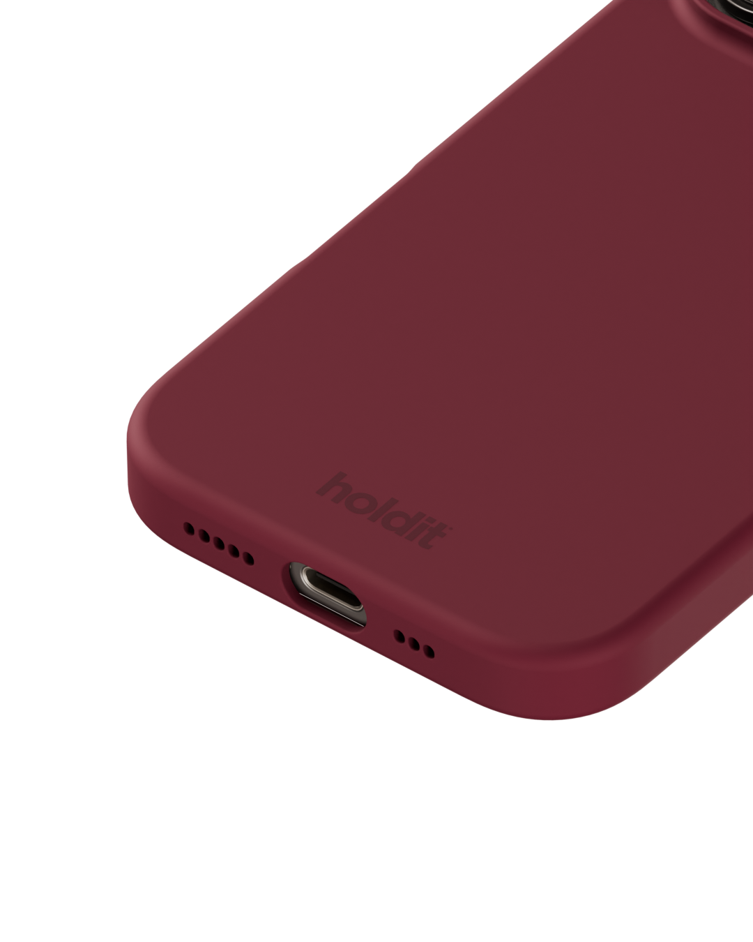 Siliconen hoesje iPhone 16 Pro Red Velvet