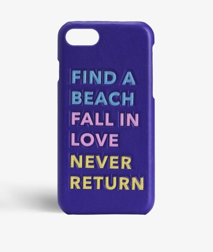 Hoesje iPhone 7 Find a Beach Purple