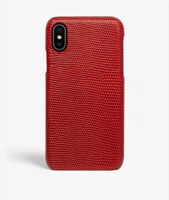 Hoesje iPhone Xs Max Lizard Rood