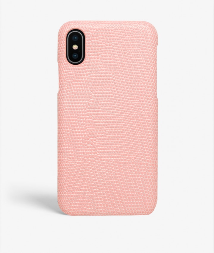 Hoesje iPhone X/XS Lizard Roze