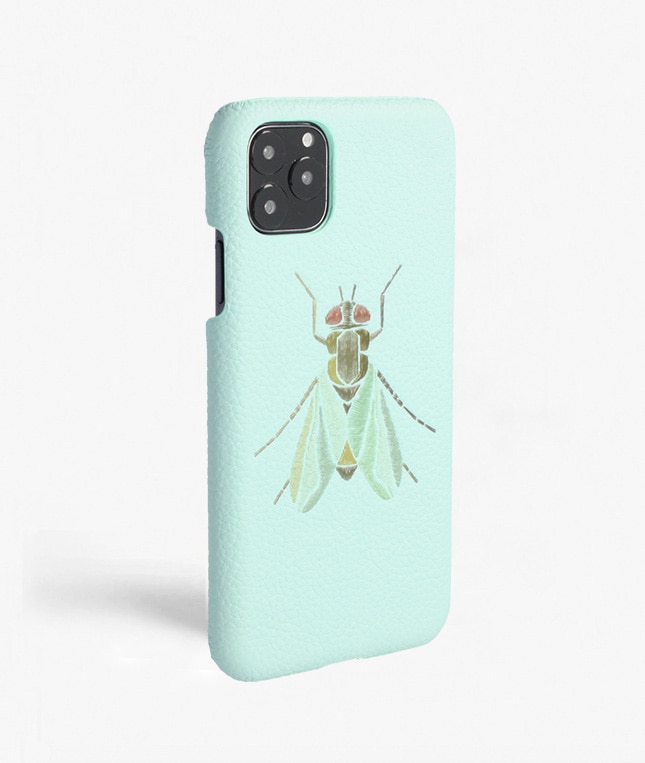 Hoesje iPhone 11 Pro Max Fly Calf Acqua