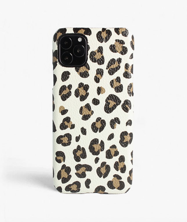 Hoesje iPhone 11 Pro Max Leopardo Calf White