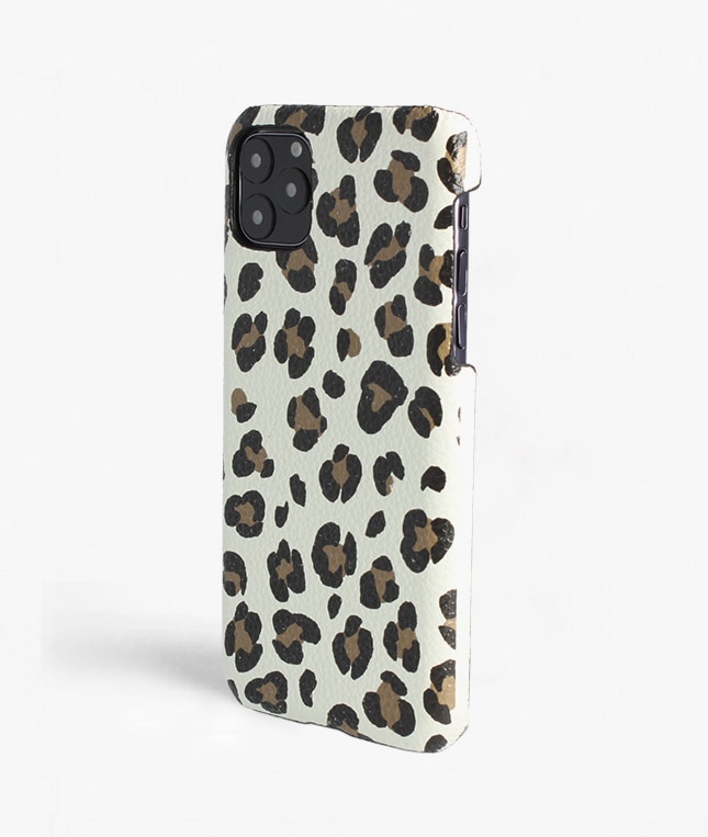 Hoesje iPhone 11 Pro Max Leopardo Calf White