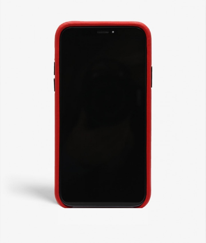 Hoesje iPhone X/XS Beetle Calf Red