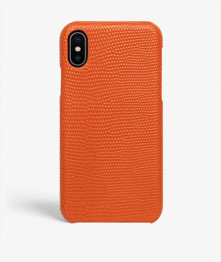 Hoesje iPhone X/XS Lizard Oranje