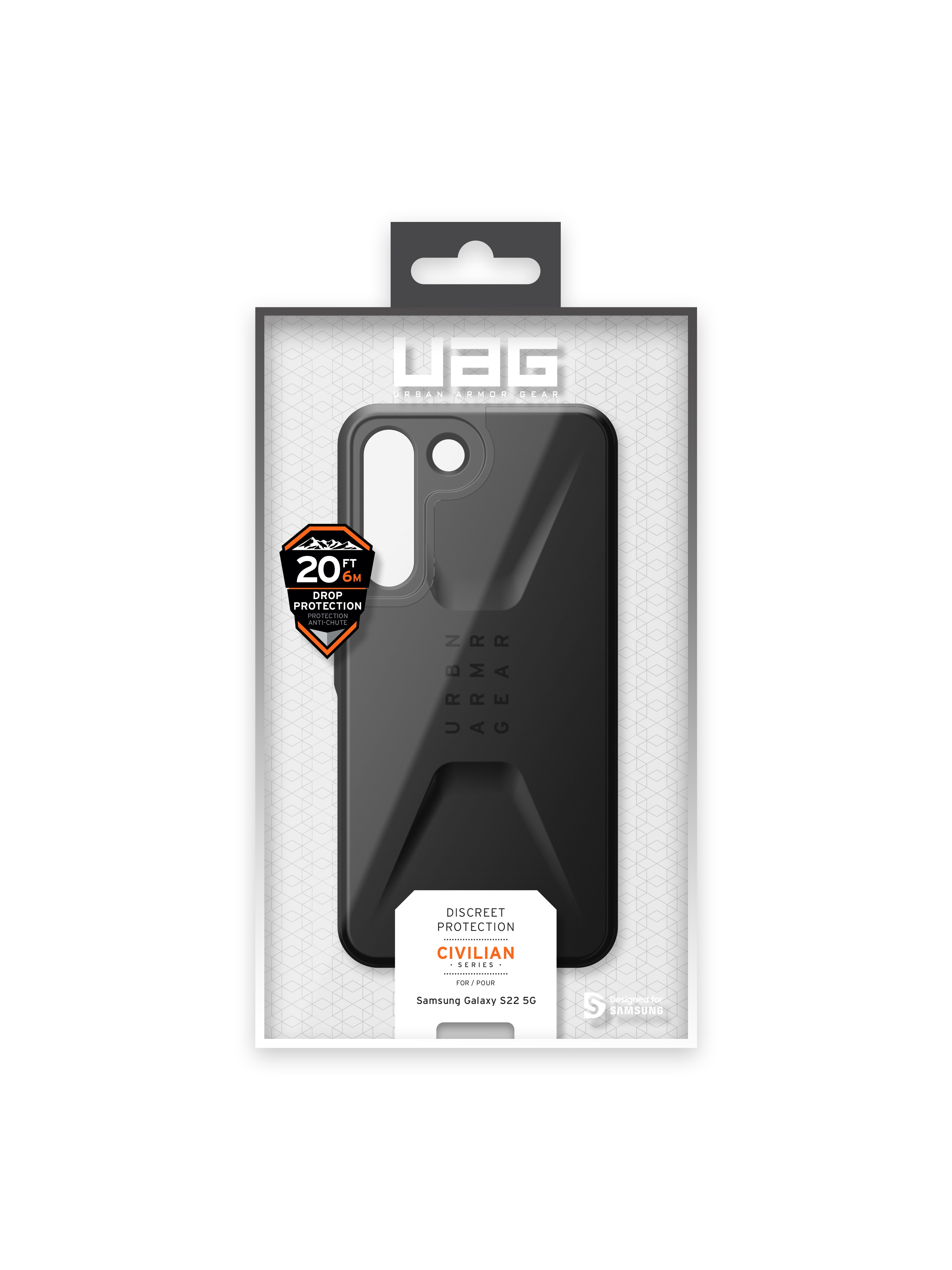 Civilian Series Case Samsung Galaxy S22 Zwart