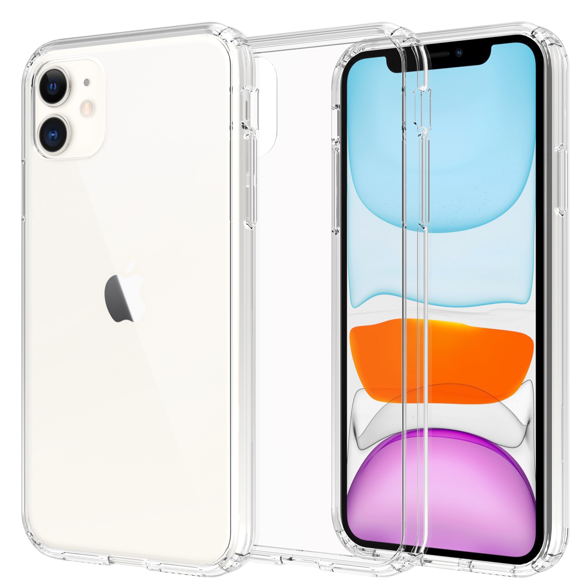 Hybridcase iPhone 11 transparant