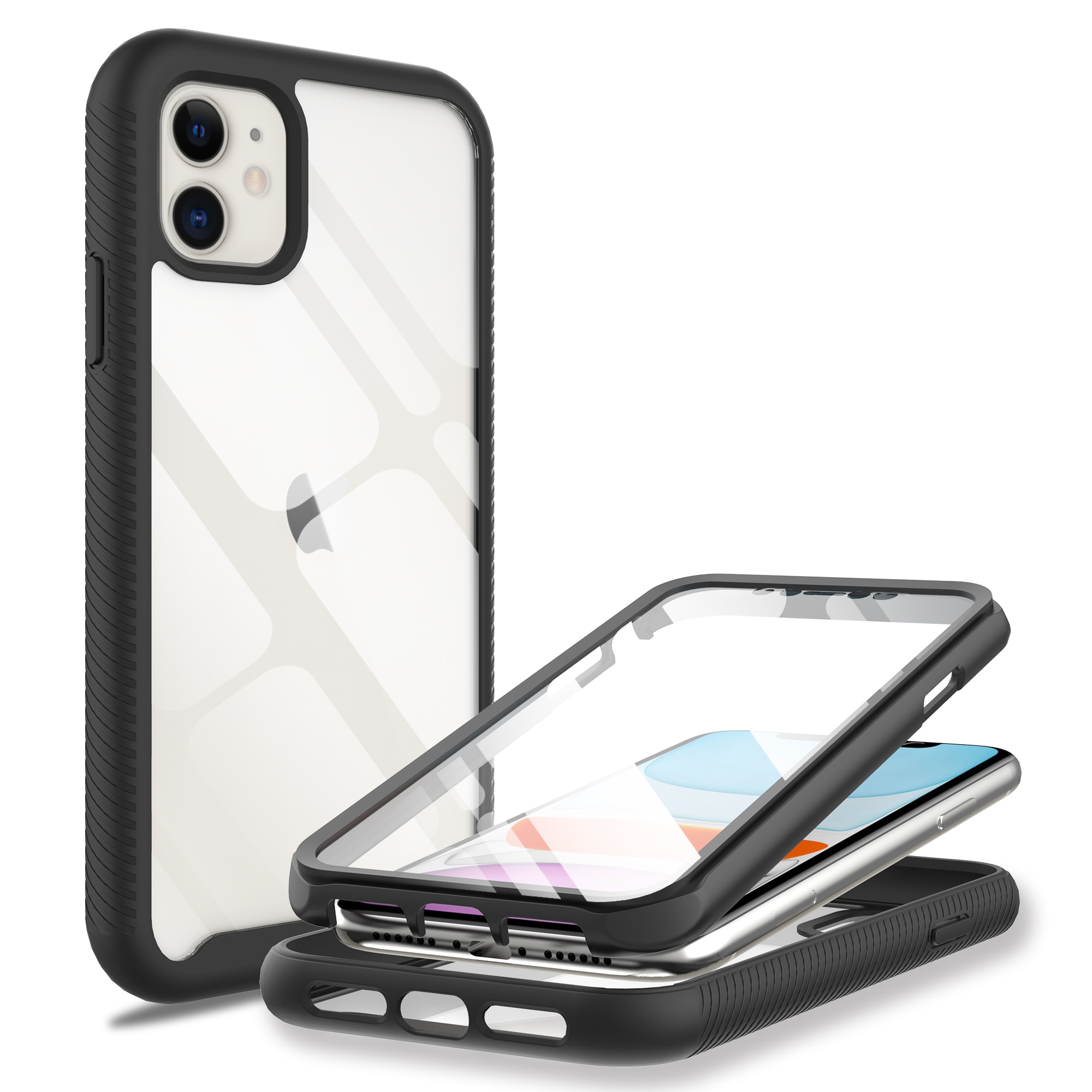 iPhone 11 Full Protection Case Zwart