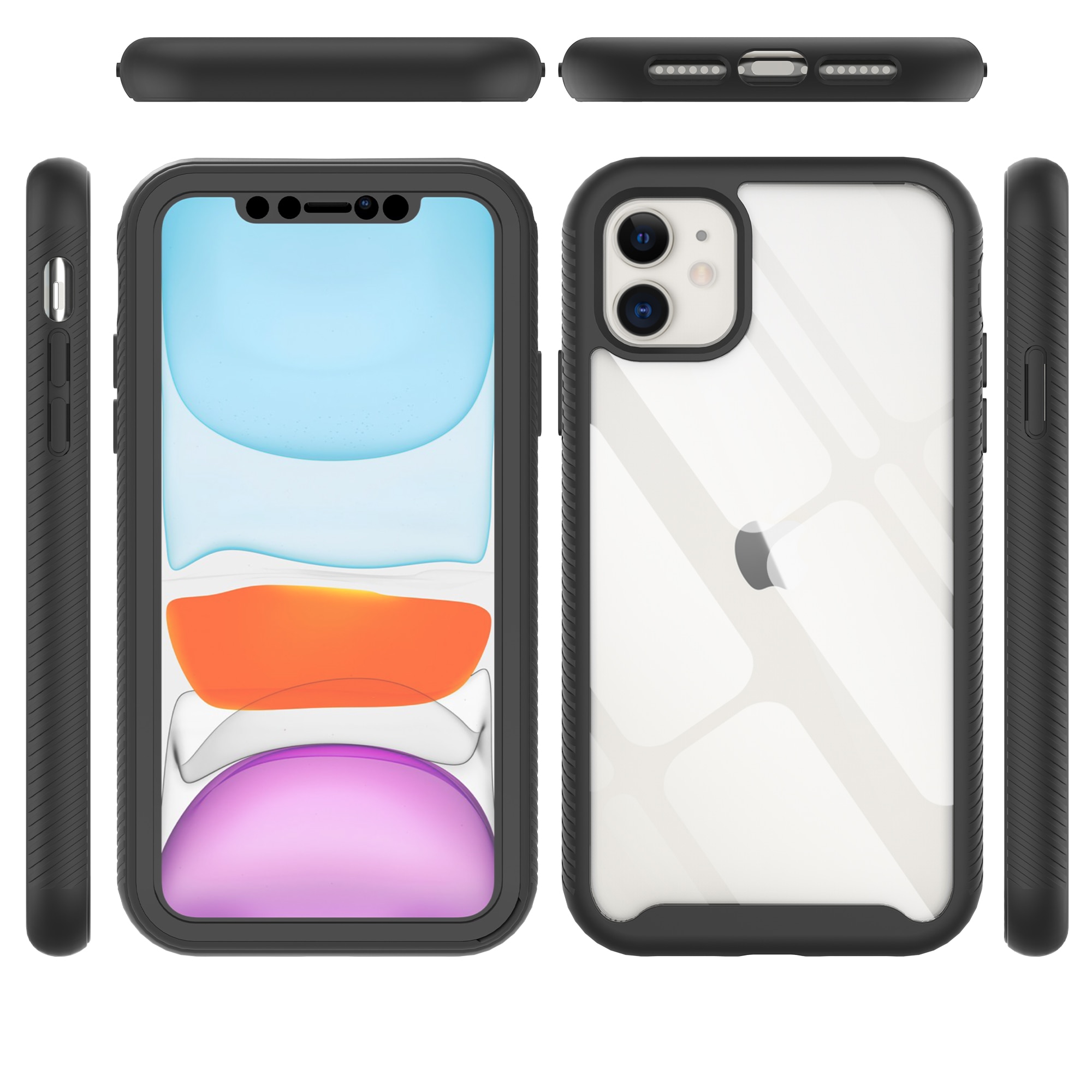 iPhone 11 Full Protection Case Zwart