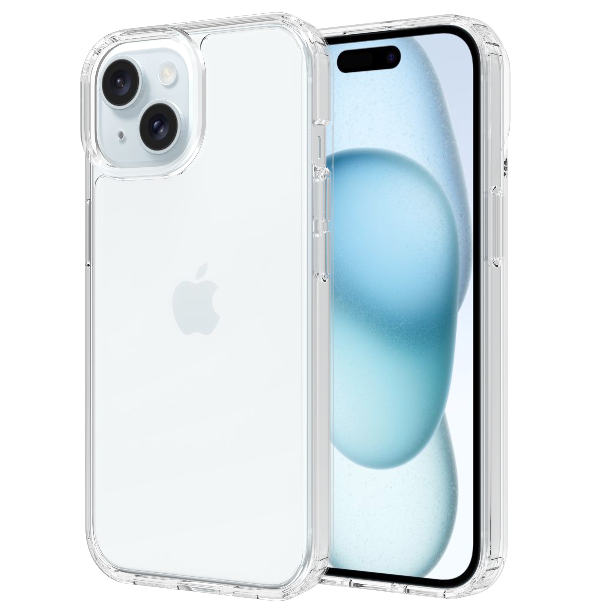 Hybridcase iPhone 15 Plus transparant