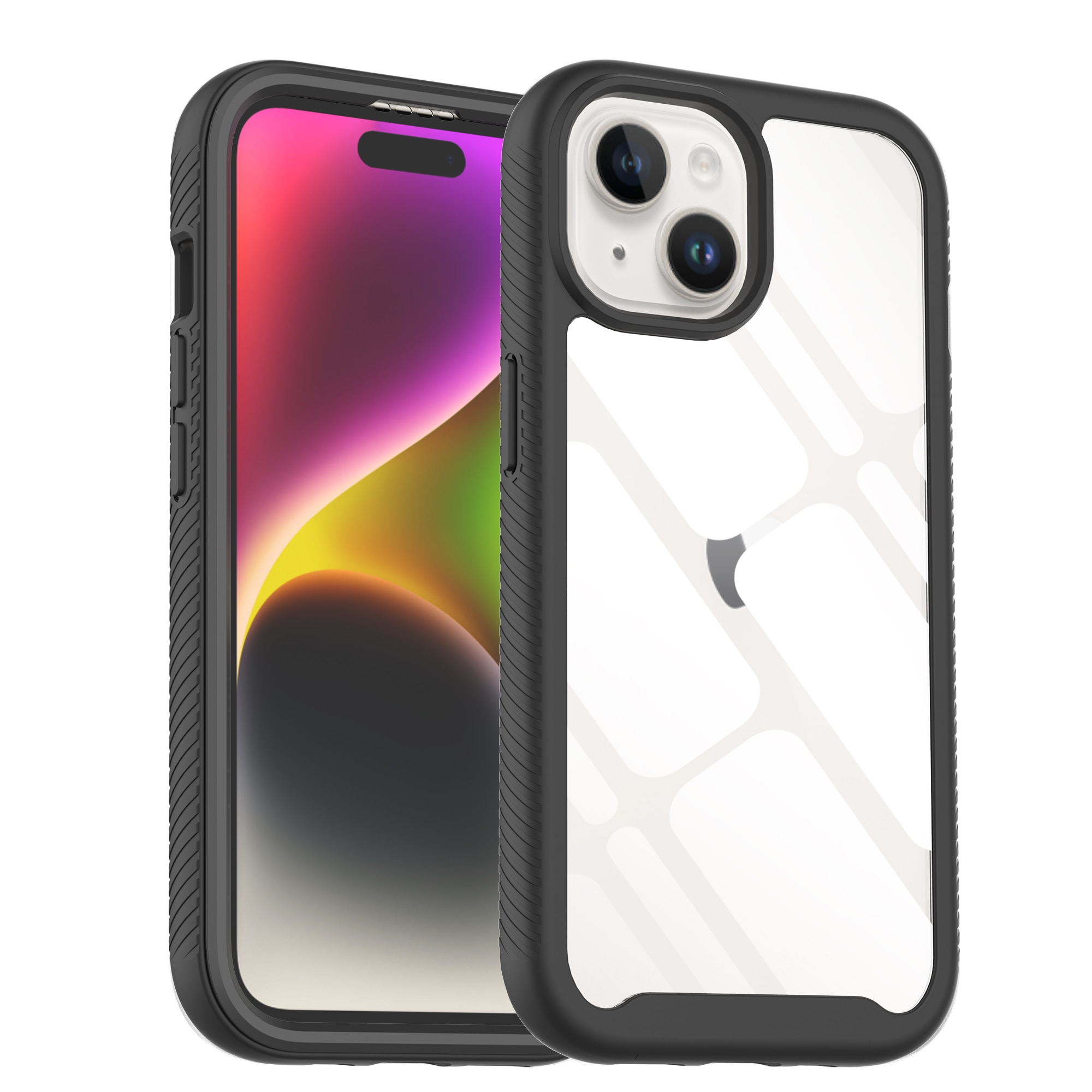 iPhone 15 Plus Full Protection Case zwart