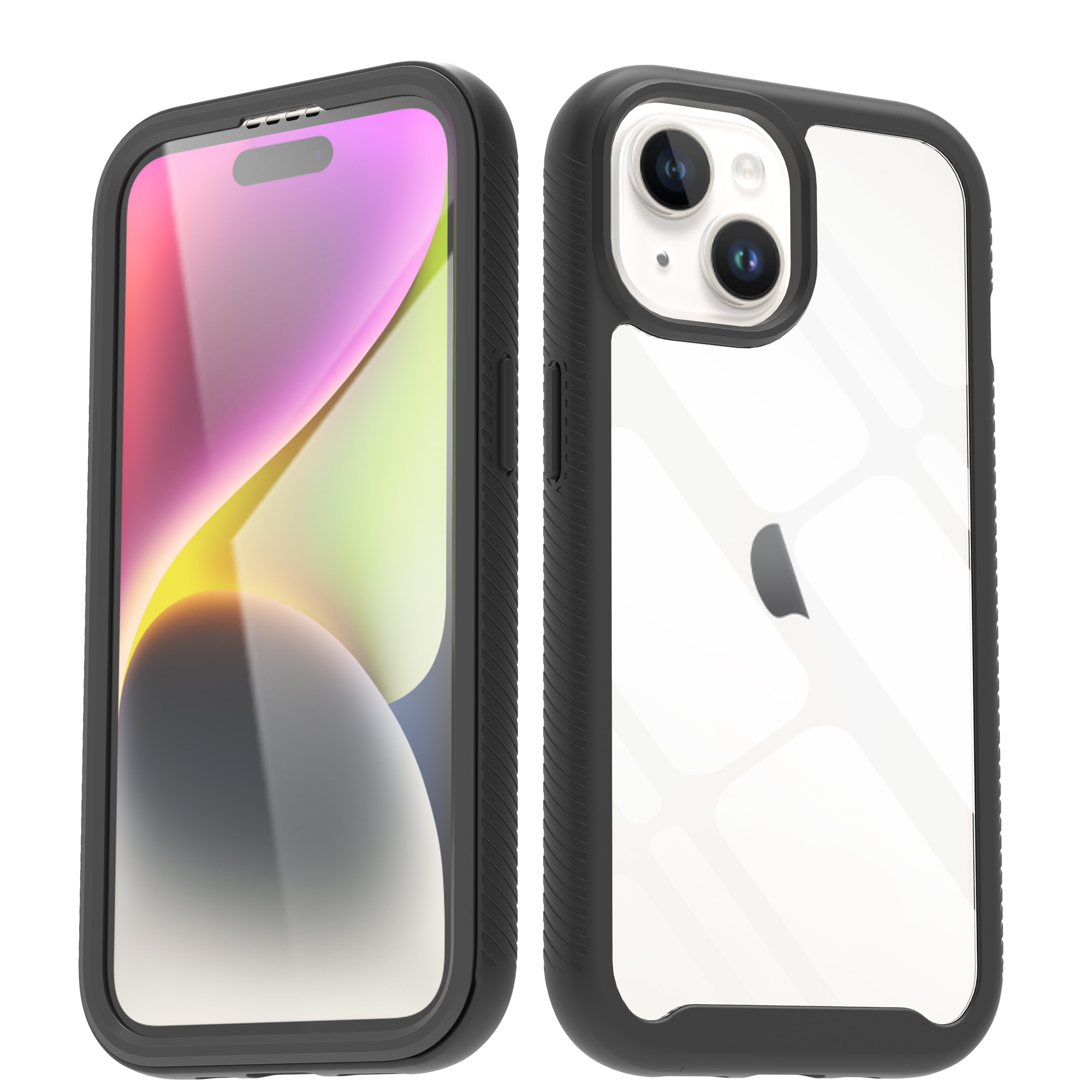 iPhone 15 Plus Full Protection Case zwart