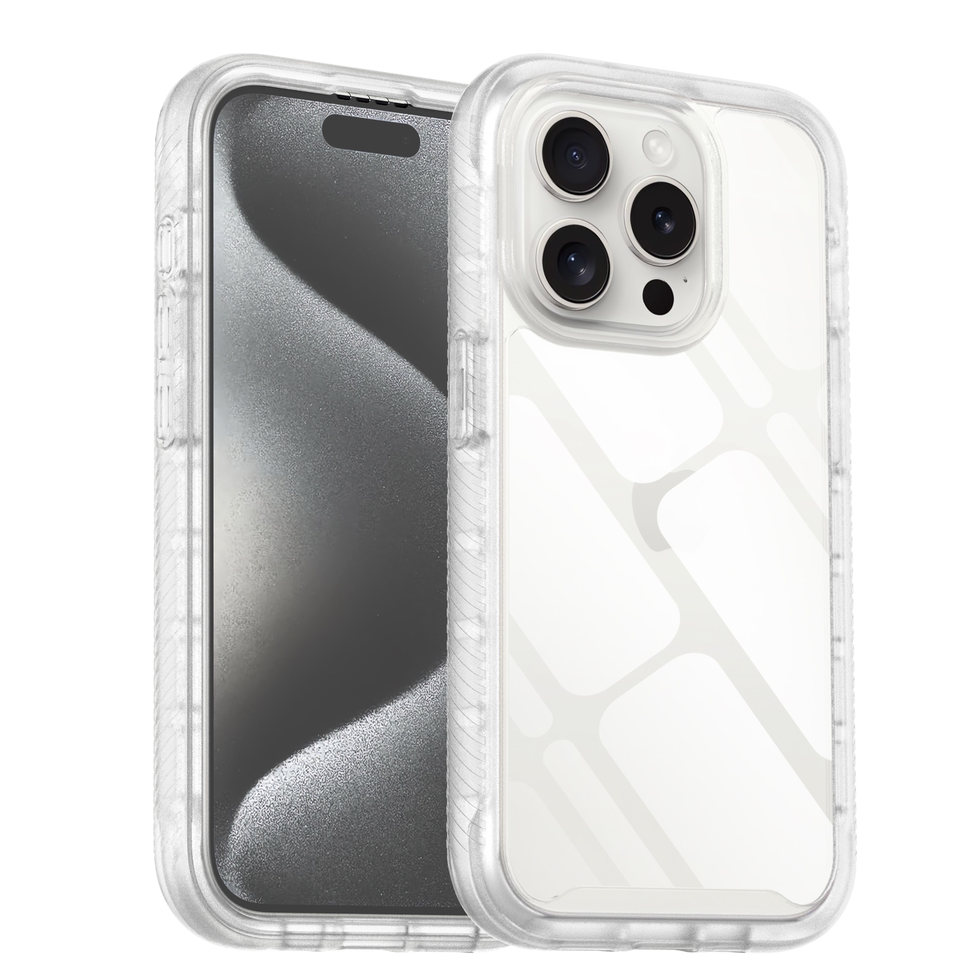 iPhone 15 Pro Max Full Protection Case Transparant