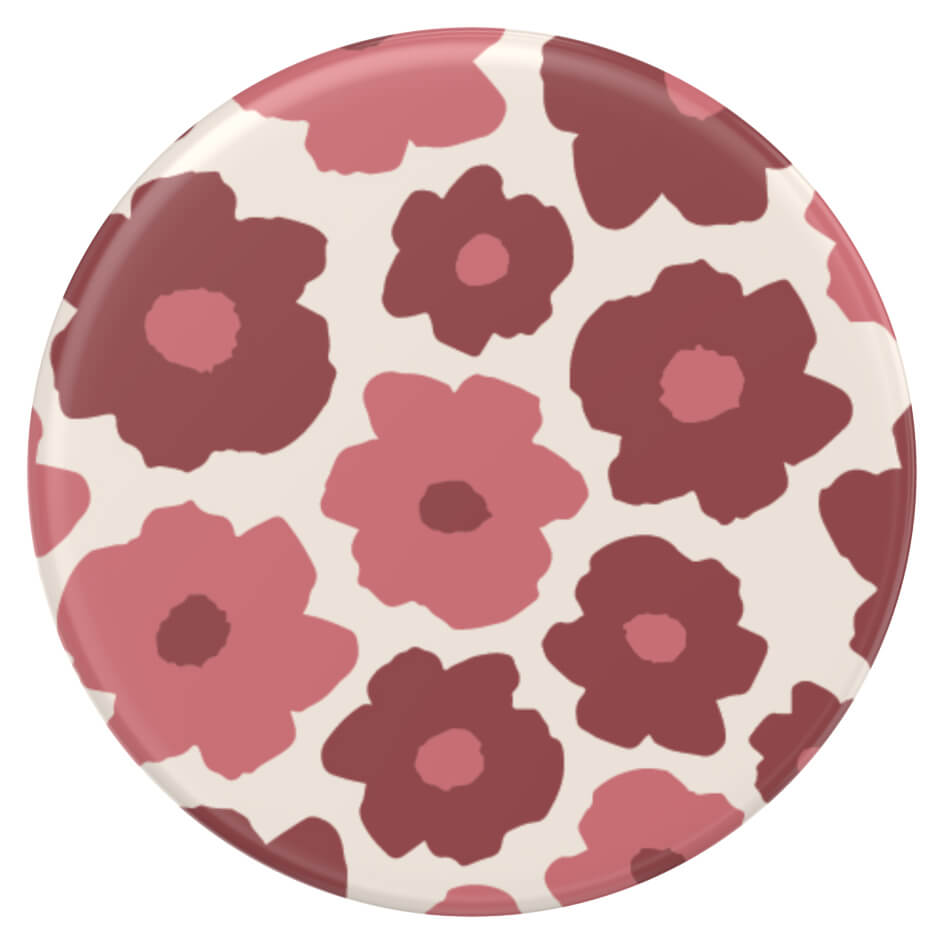 PopGrip Stand/Houder met Verwisselbare Top, Mauve Floral