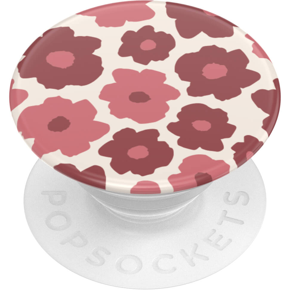 PopGrip Stand/Houder met Verwisselbare Top, Mauve Floral