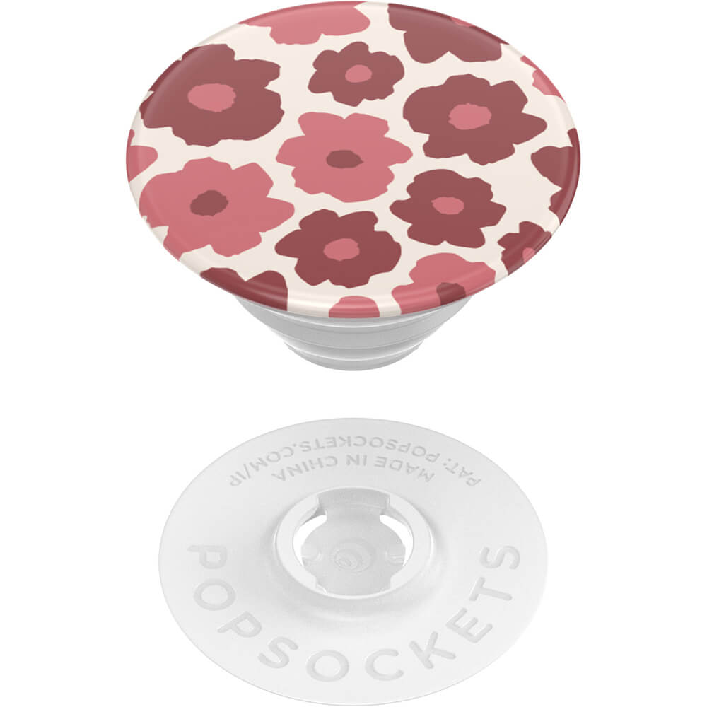 PopGrip Stand/Houder met Verwisselbare Top, Mauve Floral