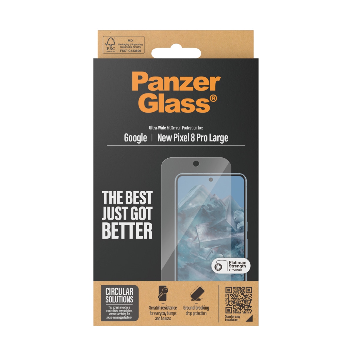 Google Pixel 9 Pro XL Screen Protector Ultra Wide Fit