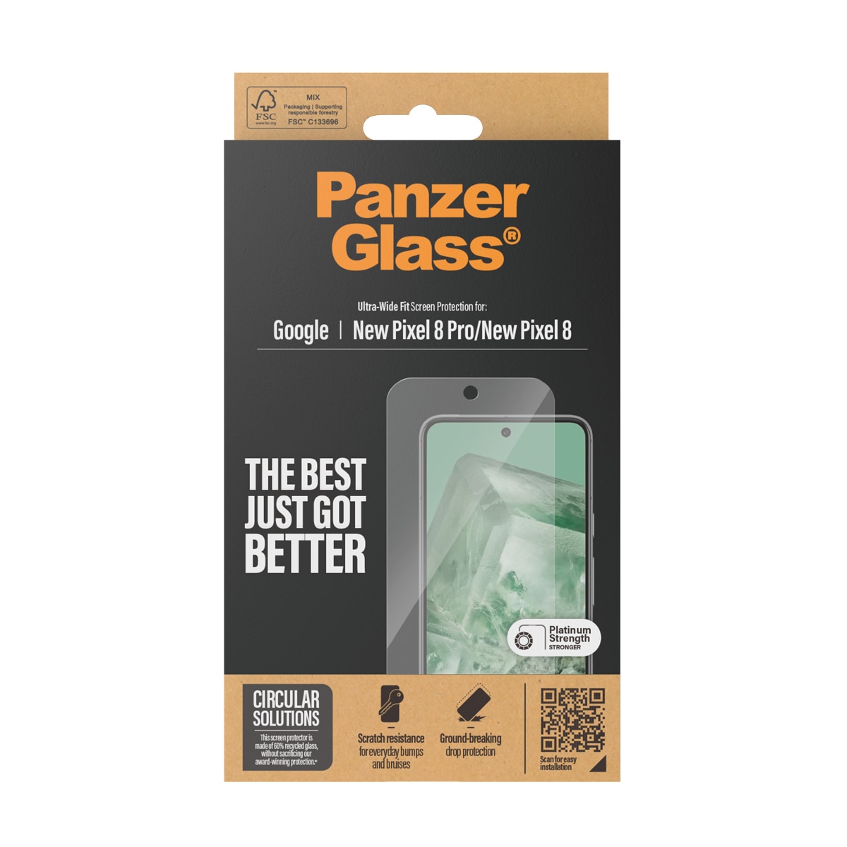 Google Pixel 9 Pro Screen Protector Ultra Wide Fit