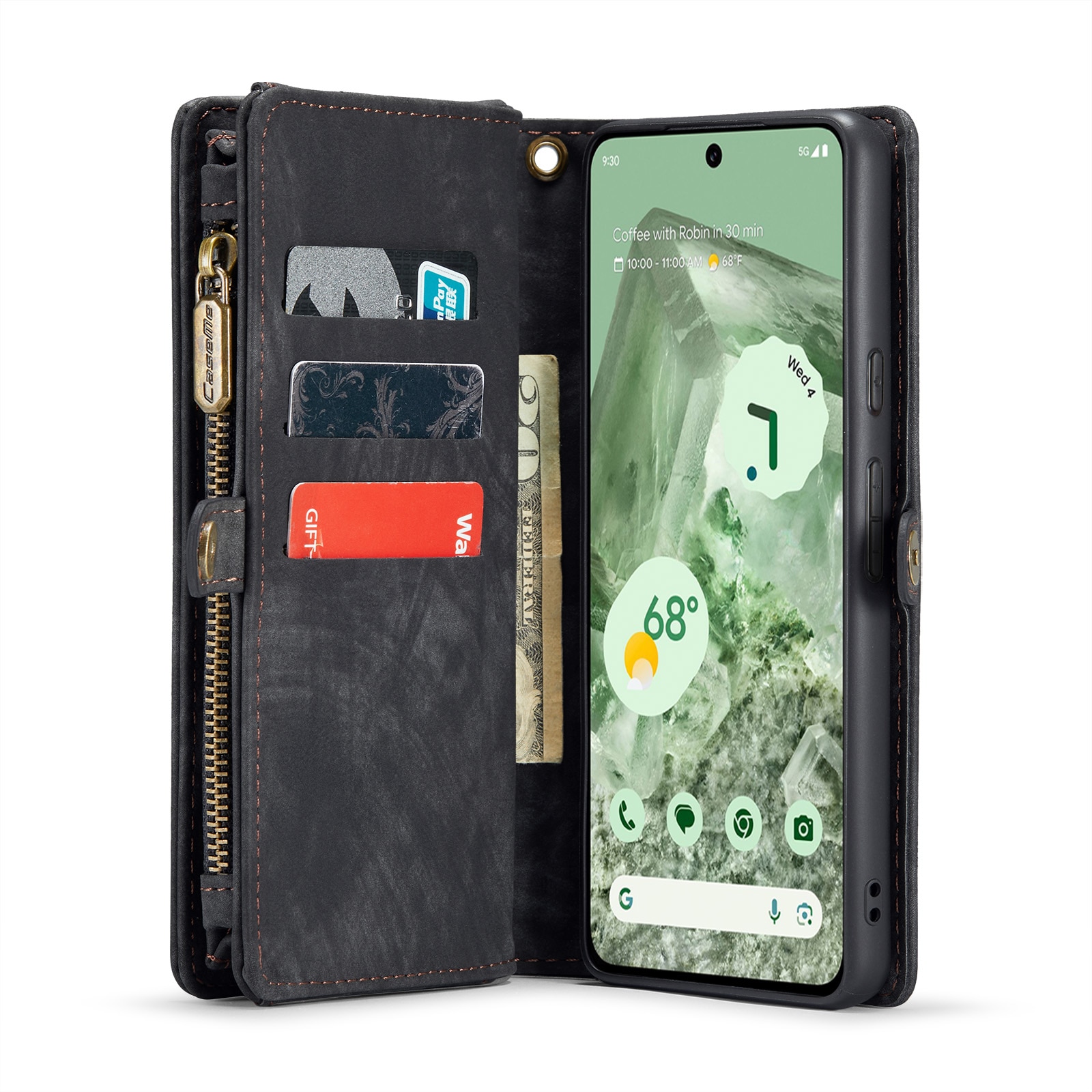 Multi-slot Hoesje Google Pixel 8a grijs