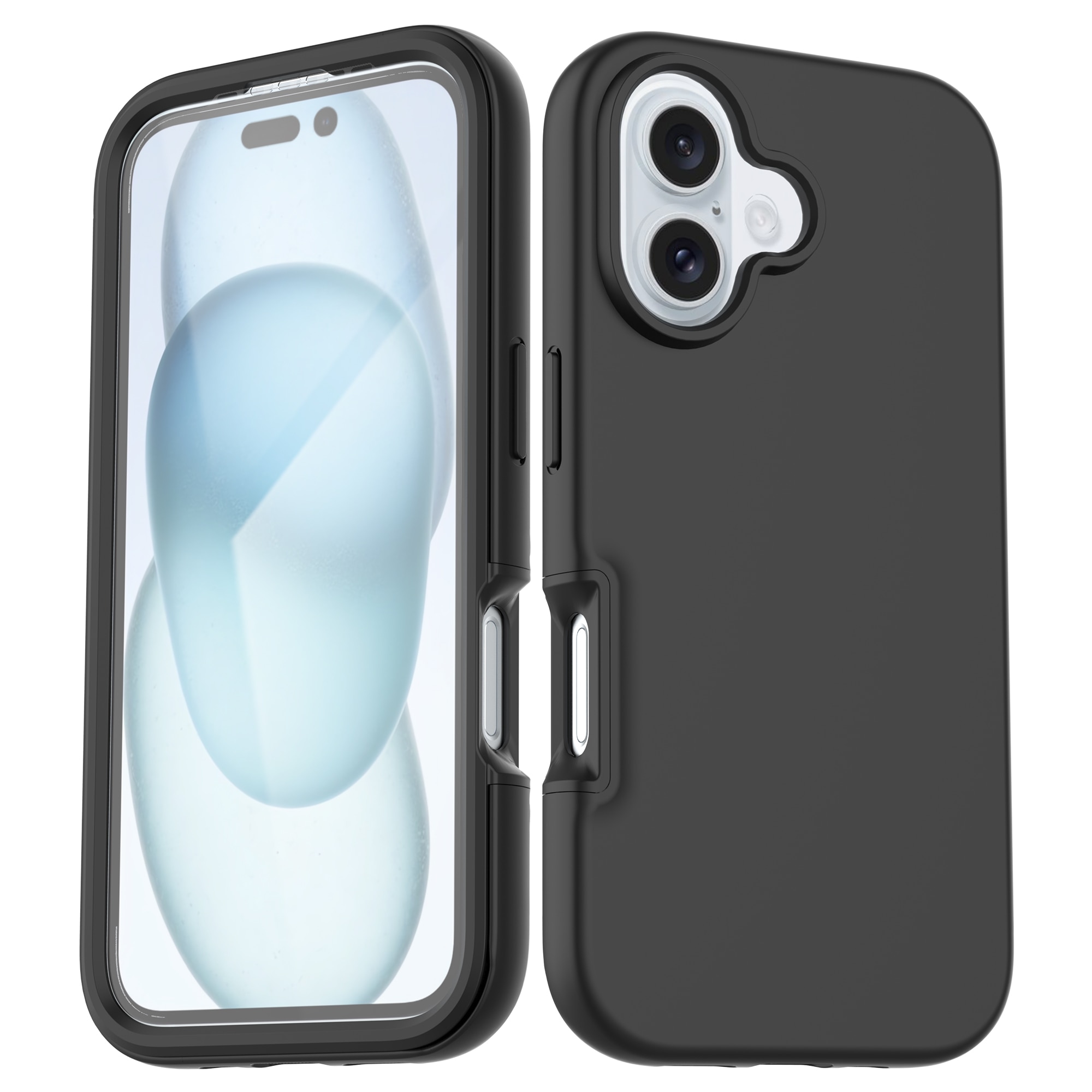 iPhone 16 Full Protection Case zwart