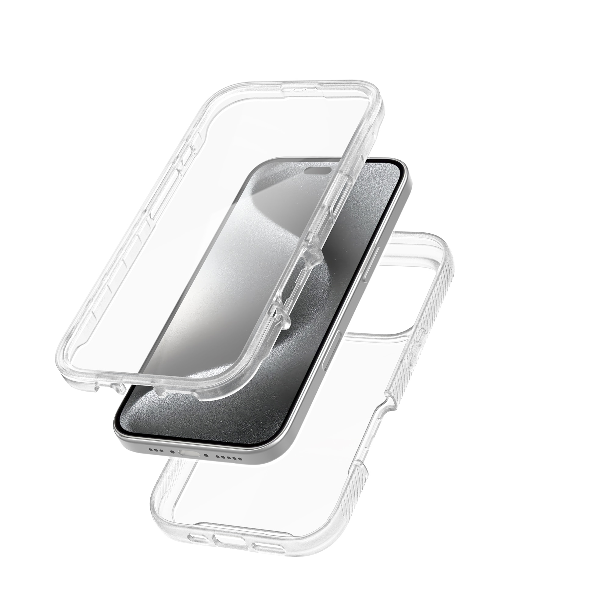 iPhone 16 Pro Full Protection Case transparant