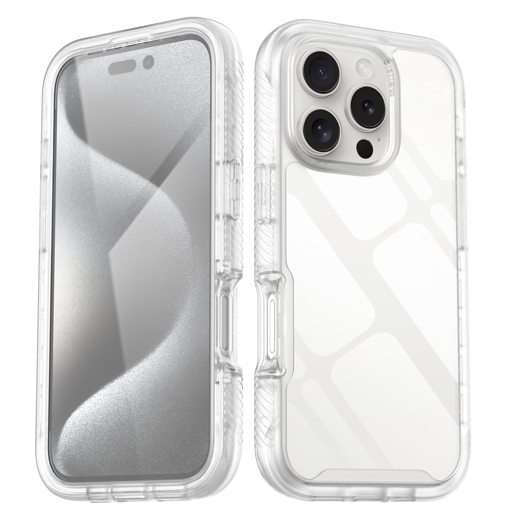 iPhone 16 Pro Full Protection Case transparant