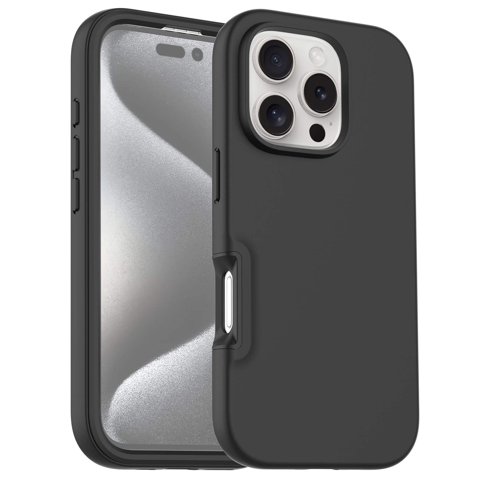 iPhone 16 Pro Full Protection Case zwart