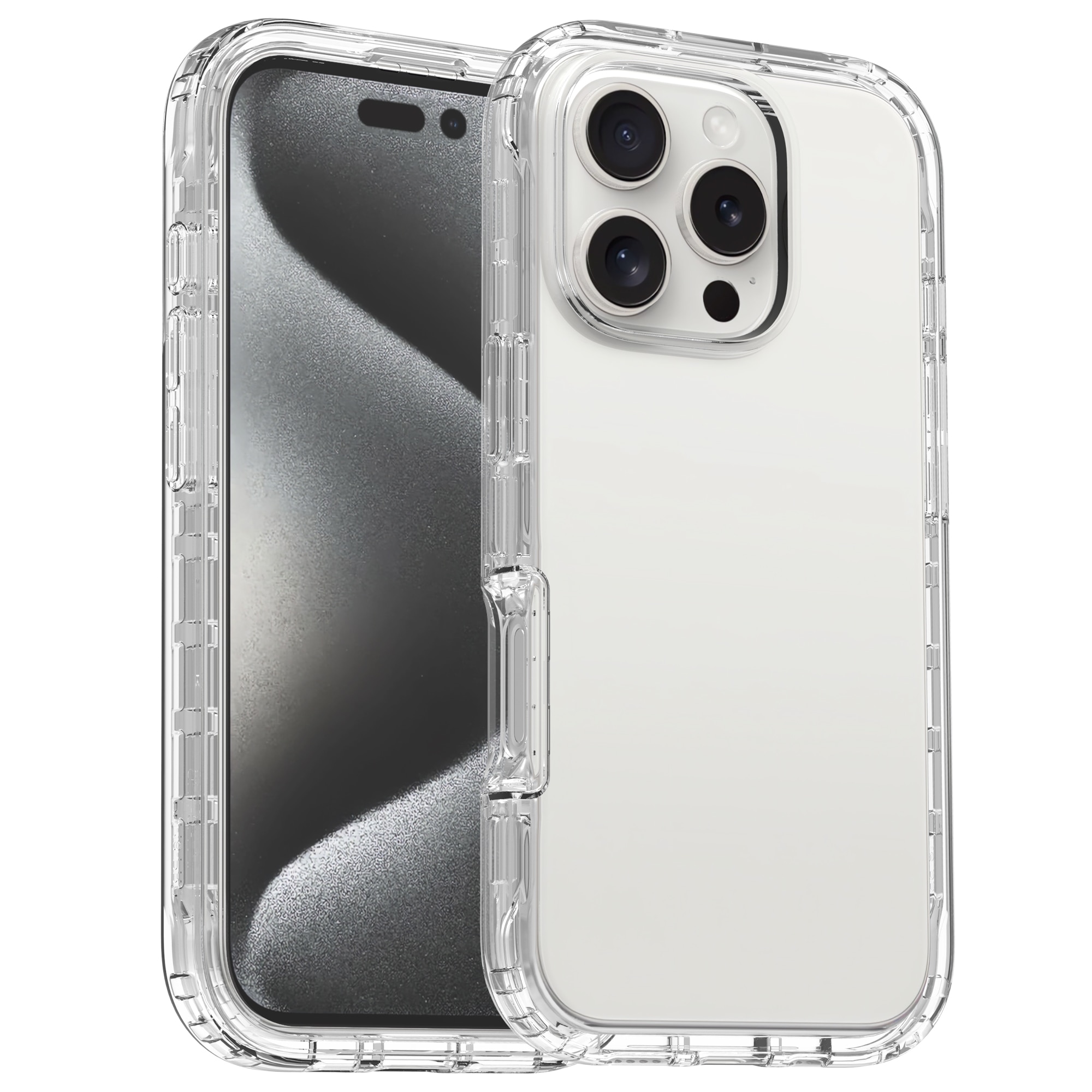 iPhone 16 Pro Max Full Cover Case transparant