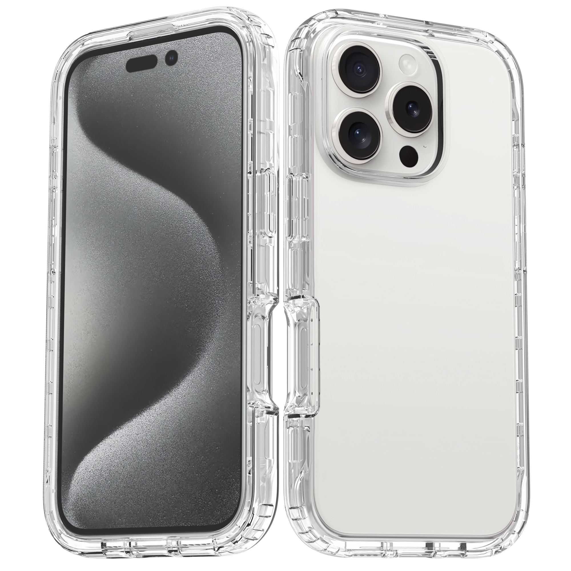 iPhone 16 Pro Max Full Cover Case transparant