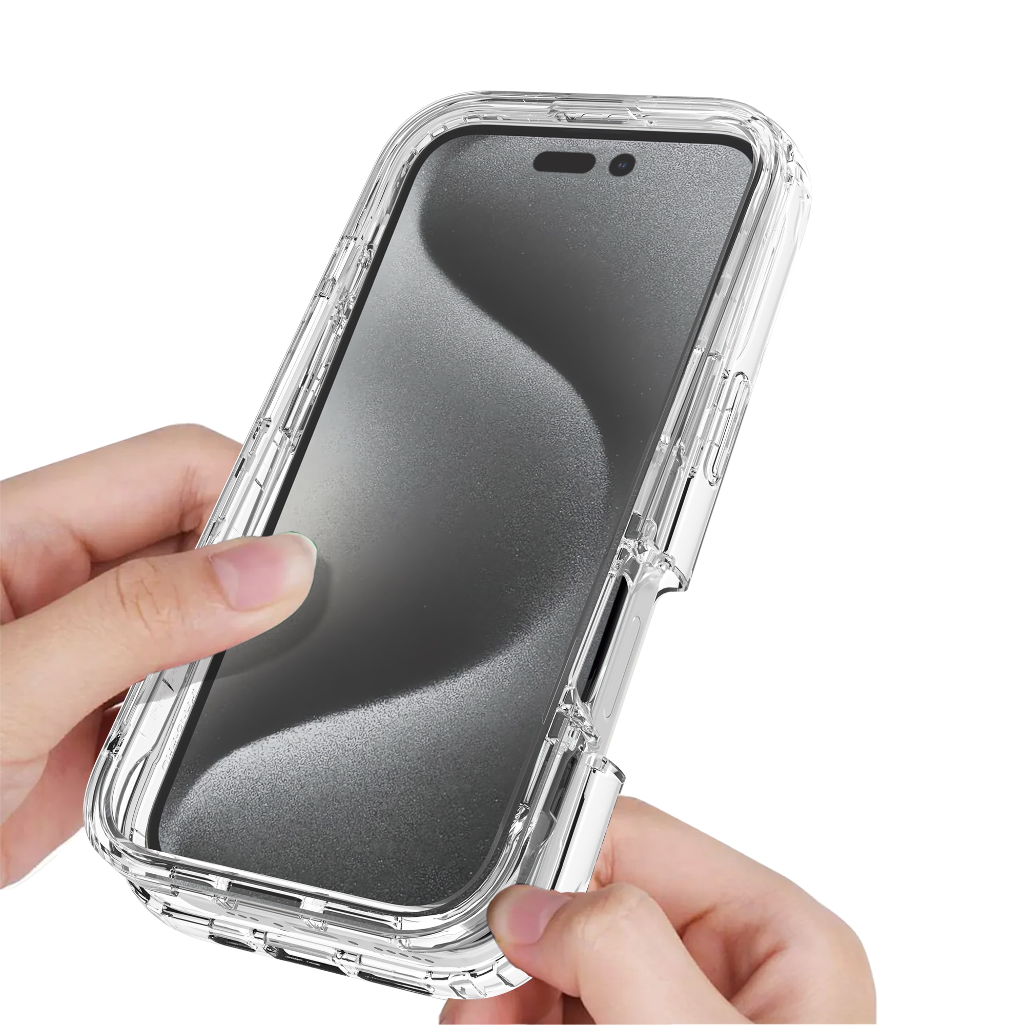 iPhone 16 Pro Full Cover Case Transparant